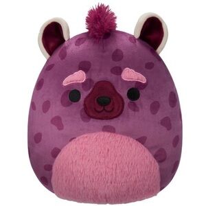NWT RARE Gino the maroon hyena squishmallow Kellytoy plush